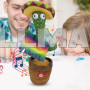 Танцующий кактус Dancing Cactus TikTok поющий песни и повторяющий слова